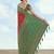 red silk blend banarasi jacuard work saree with unstitched blouse piece