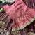 Kids moss satin elephant motif cutdana work lehenga with zari silk peplum blouse