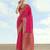 pink silk blend banarasi jacuard work saree with unstitched blouse piece