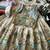 Offwhite viscose tissue with animal embroidered lehenga choli set for kids