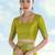 Parrot green banarasi silk blend jacuard work saree with unstitched blouse piece