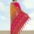 Masturd yellow banarasi silk blend jacuard work saree with unstitched blouse piece