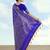 Royal blue banarasi silk blend jacuard work saree with unstitched blouse piece