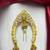 Gold Plated Temple Hair Brooch: Antique Matte Finish Jada Billa with Jhumka Drops