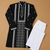Black color embroidery and silver sequence work silk men's kurta payjama set