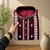 Maroon color embroidery and silver sequence work silk men's kurta payjama set