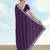 Purple georgette embroidery work saree with unstitched blouse piece