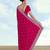 Pink georgette embroidery work saree with unstitched blouse piece