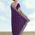 Purple georgette embroidery work saree with unstitched blouse piece
