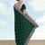 Green georgette embroidery work saree with unstitched blouse piece
