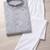 Grey color unique cross pattern white thread embroidery with silver sequence silk men's kurta payjama set