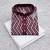Maroon color unique cross pattern white thread embroidery with silver sequence silk men's kurta payjama set