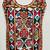 Multicolor embroidered cotton round-neck blouse