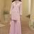 Pink embroidered shara suit stiched
