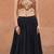black rayon plain lehenga choli