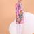 Pink floral printed cotton kurta set