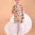 Off white printed cotton kurta set