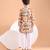 Off white printed cotton kurta set