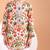 Off white printed cotton kurta set