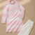 Pink color embroidery work & shading print cotton men's kurta payjama set