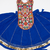 royal blue rayon plain lehenga choli