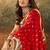 Red paithani silk with zari weaving trational wear saree