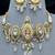 Royal Kundan Choker Necklace Set – Gold Bridal Jewelry with Pearl, Green Pink Stones