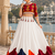 White Navratri Pure Rayon Cotton Lehenga Choli Garba Dandiya Traditional Outfit