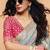 Light sky blue organza with sequince heavy embroidery work designer saree