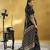 Black  purple pure satin handloom weaving festival wear saree