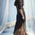 Black munga silk blend handloom saree & contrast weaving border with tissue pallu