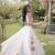 White Navratri special Roman SilkBlend Gota Work Lehenga Choli Set