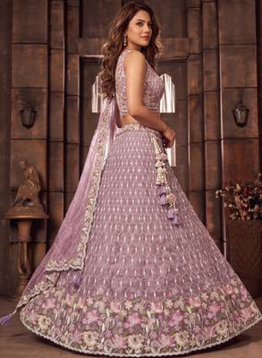 Embellished Sequinned Ready to Wear Lehenga & Blouse With Dupatta 2