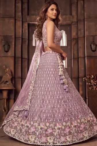 Embellished Sequinned Ready to Wear Lehenga & Blouse With Dupatta