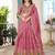 Embroidered Sequinned Semi-Stitched Lehenga & Unstitched Blouse With Dupatta