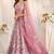 Embroidered Sequinned Semi-Stitched Lehenga & Unstitched Blouse With Dupatta