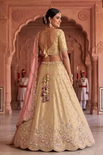 Embroidered Beads and Stones Ready to Wear Lehenga & Blouse With Dupatta