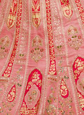 Embellished Sequinned Semi-Stitched Lehenga & Unstitched Blouse With Dupatta 3