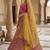 Embroidered Semi-Stitched Velvet Lehenga & Blouse & Dupatta