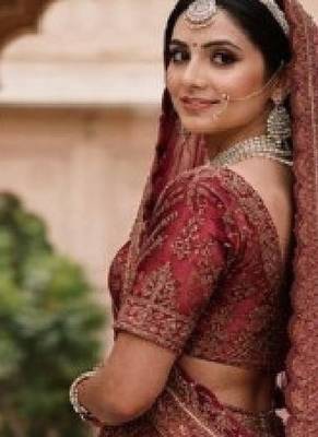 Embroidered Semi-Stitched Lehenga & Unstitched Blouse With Dupatta 2
