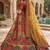 Embroidered Semi-Stitched Velvet Lehenga & Blouse & Dupatta