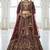 Embroidered Semi-Stitched Lehenga & Blouse With Dupatta