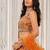 Embroidered Sequinned Semi-Stitched Lehenga & Unstitched Blouse With Dupatta