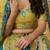 Embroidered Sequinned Semi-Stitched Lehenga & Unstitched Blouse With Dupatta