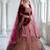 Embroidered Semi-Stitched Lehenga & Unstitched Blouse With Dupatta