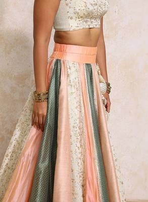Embroidered Ready to Wear Lehenga & Blouse With Dupatta 3
