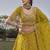 Embroidered Thread Work Semi-Stitched Lehenga & Blouse With Dupatta