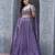 Embroidered Beads & Stones Ready To Wear Lehenga & Blouse With Cape Dupatta