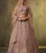 Embellished Sequinned Semi-Stitched Lehenga & Unstitched Blouse With Dupatta