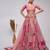 Embroidered Sequinned Semi-Stitched Lehenga & Unstitched Blouse With Dupatta